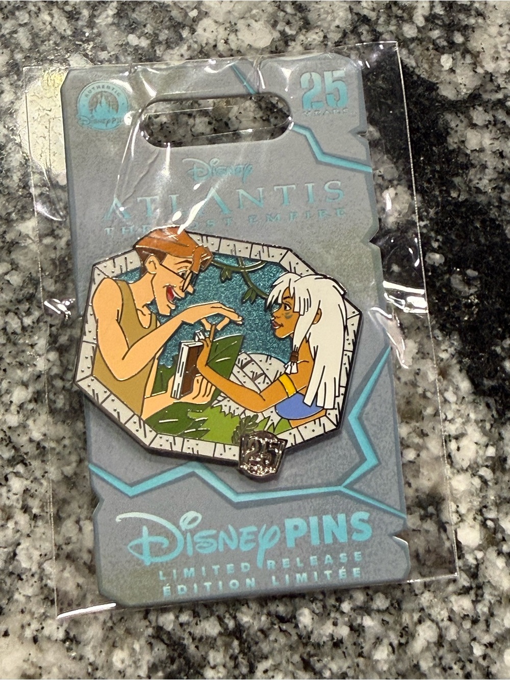 Disney parks Milo and Kida Pin - Atlantis: The Lost Empire 25th Anniversary